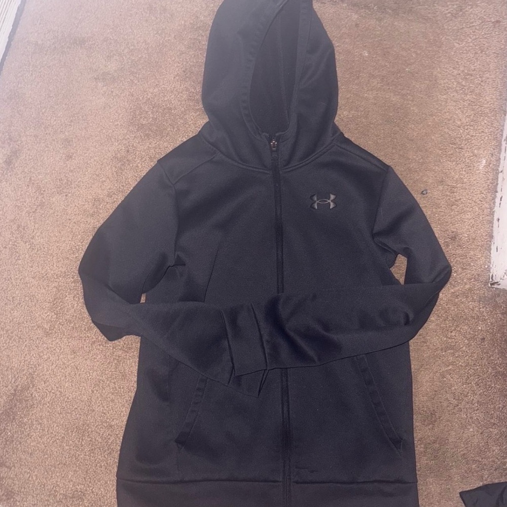 Under Armour Kids Black Hoodie Jacket